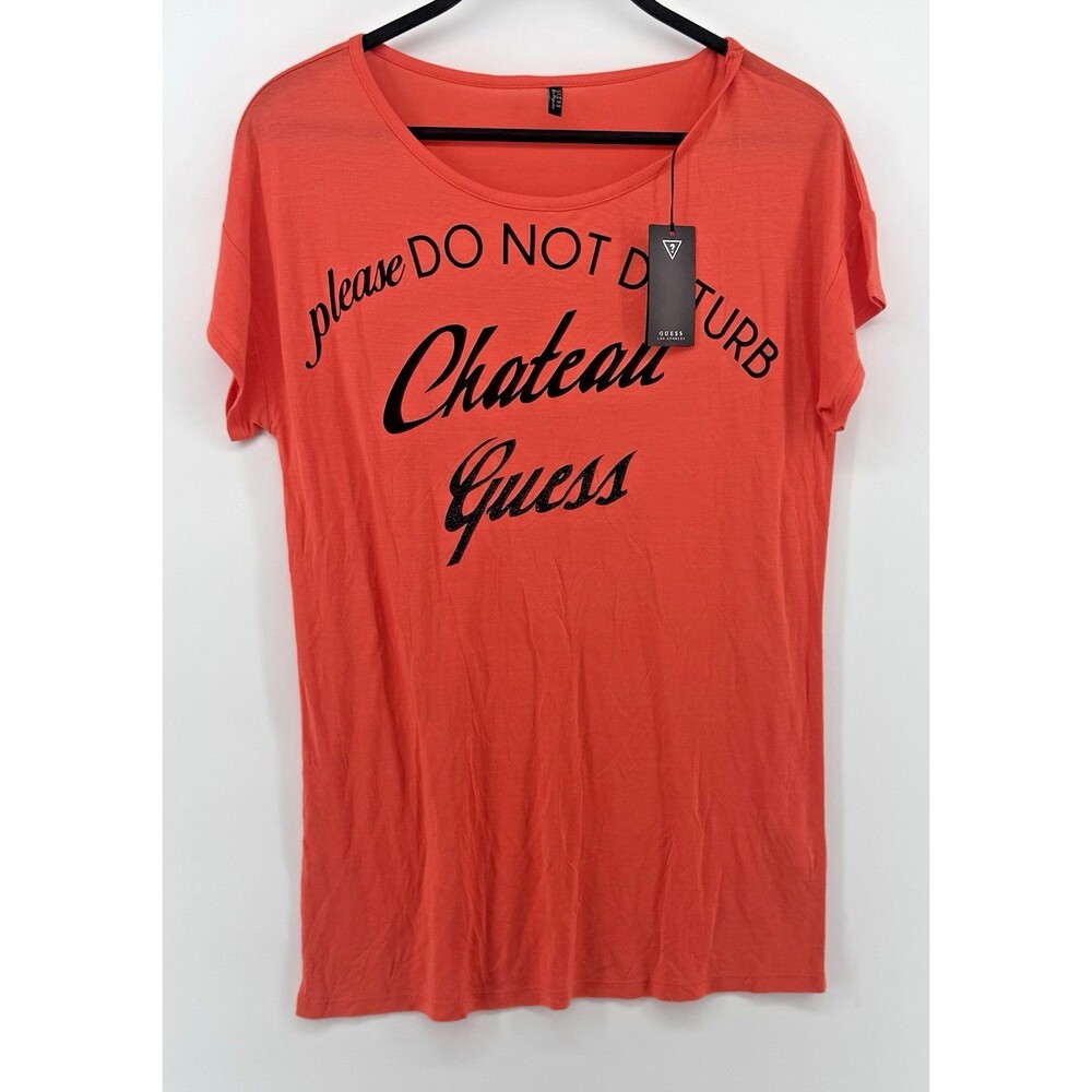 GUESS Logo T-shirt Tee Please do not disturb